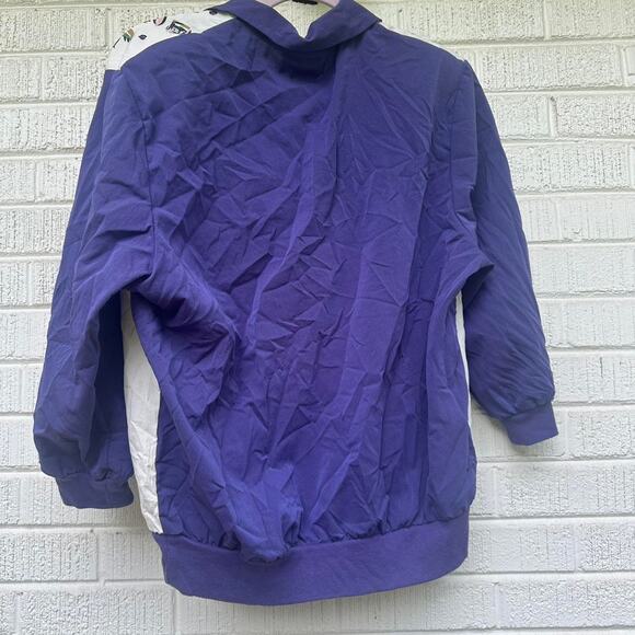 Vintage 1980's Teddi's Floral Printed Pullover - Picture 2 of 3